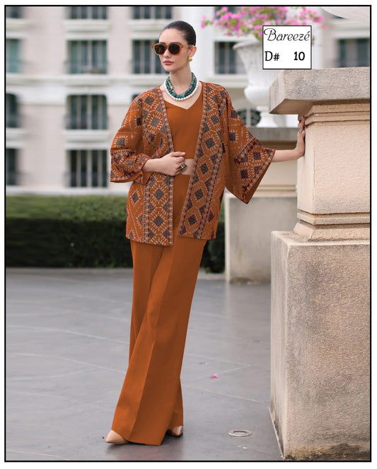 Karandi 3-Piece Unstitched Suit Design 01