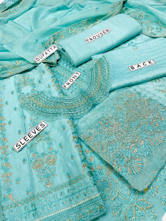 Karandi 3-Piece Unstitched Suit Design 08