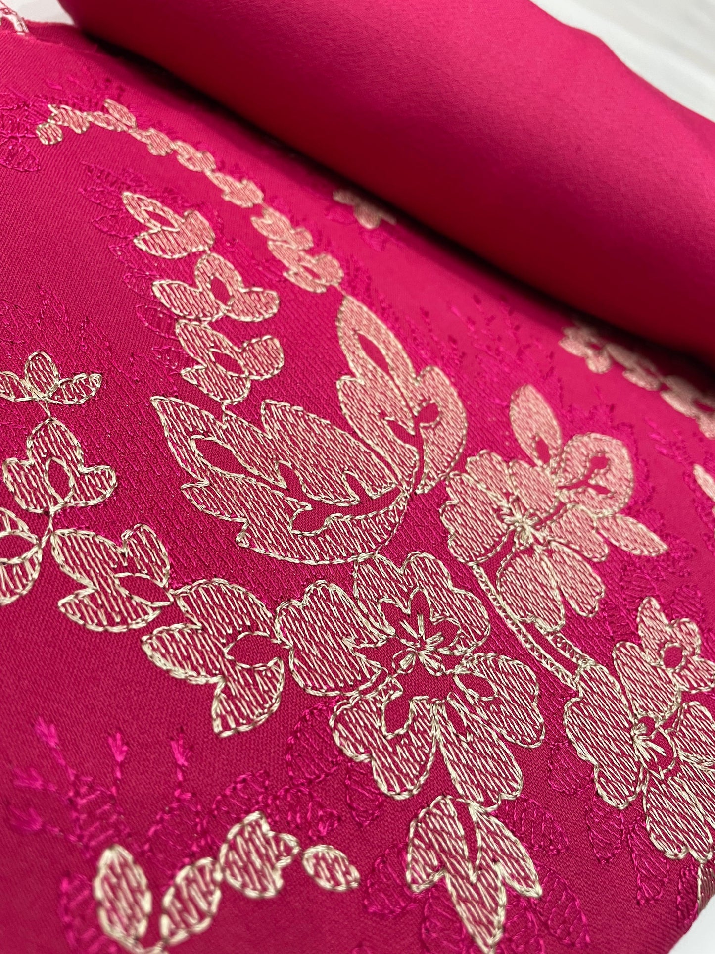 2PC Unstitched Dhanak Suit Design 01