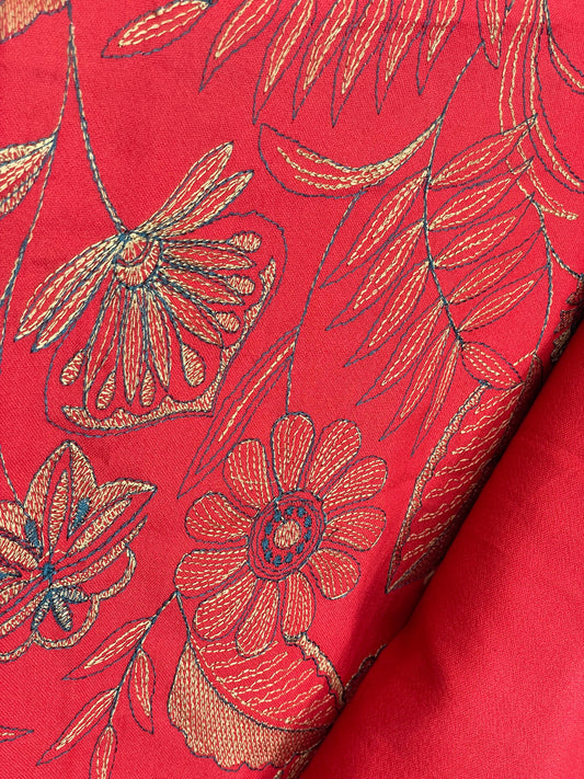 2PC Unstitched Dhanak Suit Design 02