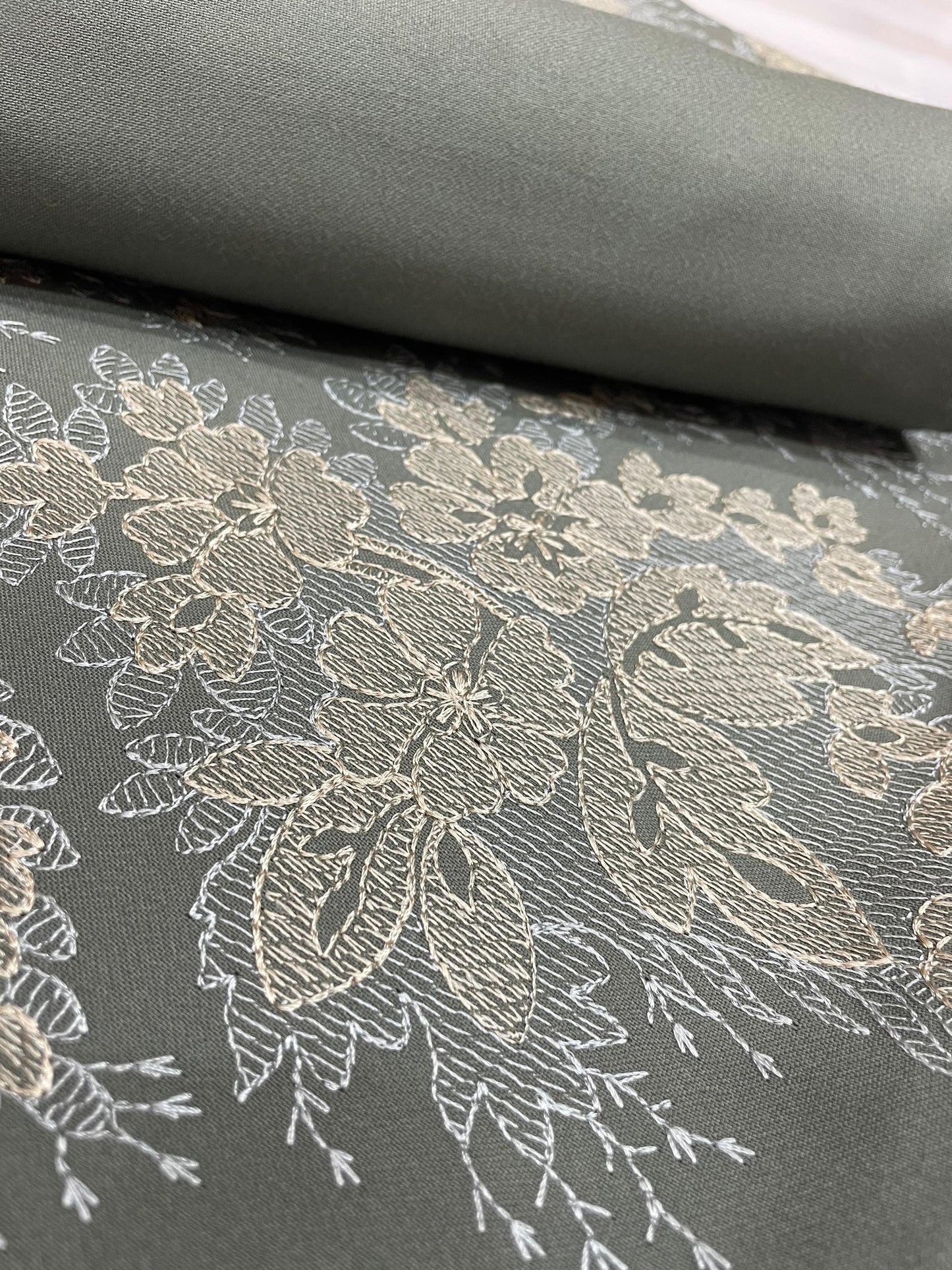 2PC Unstitched Dhanak Suit Design 01