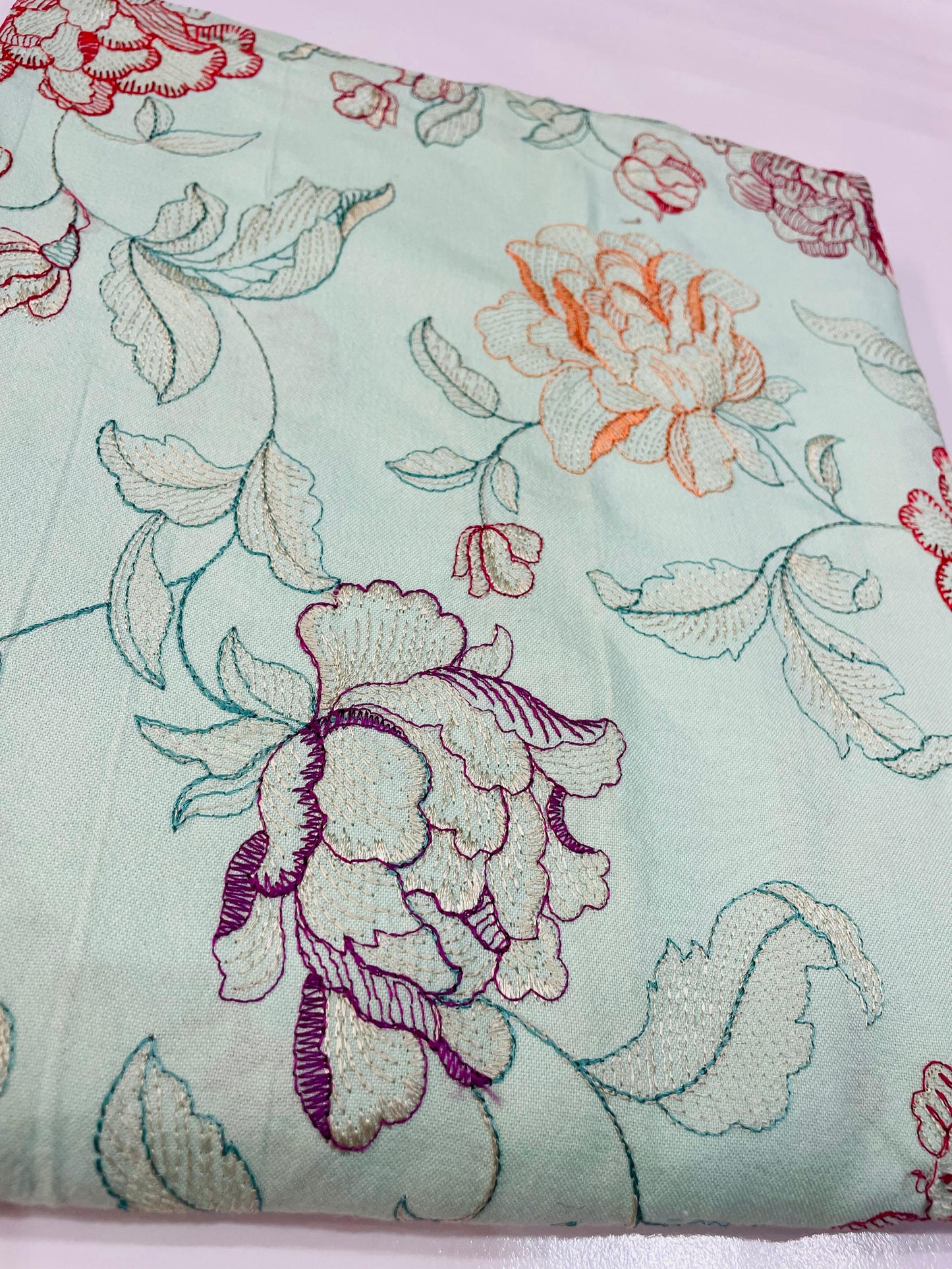 2PC Unstitched Dhanak Suit Design 03