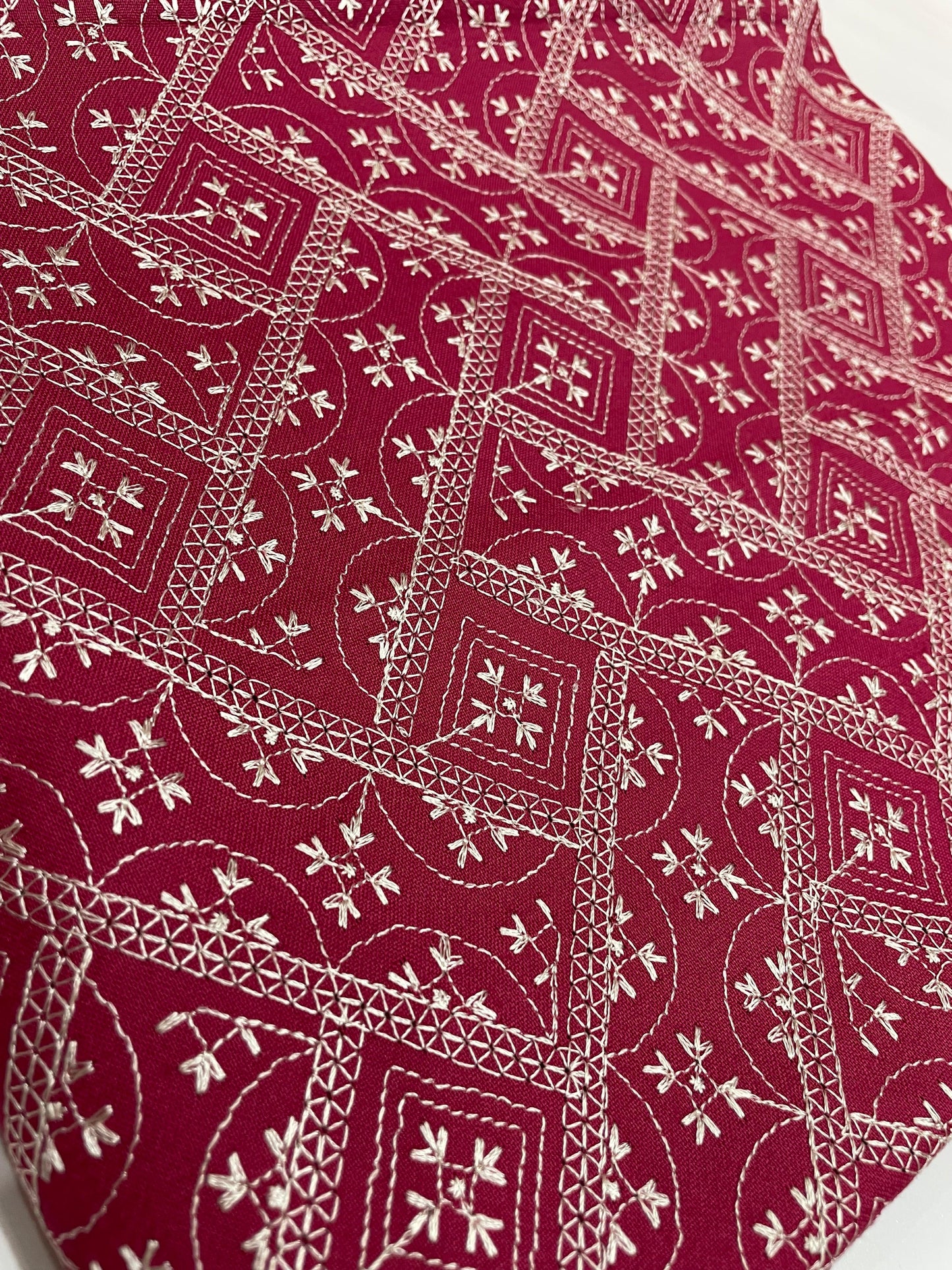 2PC Unstitched Dhanak Suit Design 04