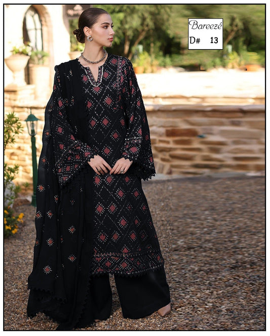 Karandi 3-Piece Unstitched Suit Design 01