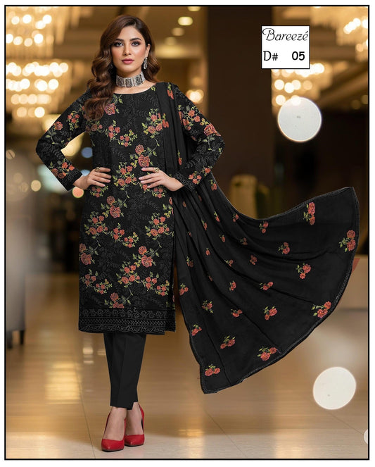 Karandi 3-Piece Unstitched Suit Design 04