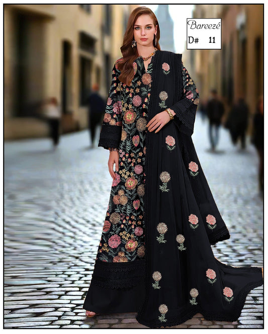 Karandi 3-Piece Unstitched Suit Design 07