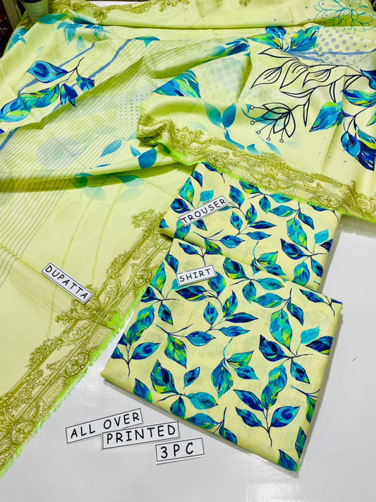 KHADAR 3PC DIGITAL PRINT ALL OVER DESIGN 08